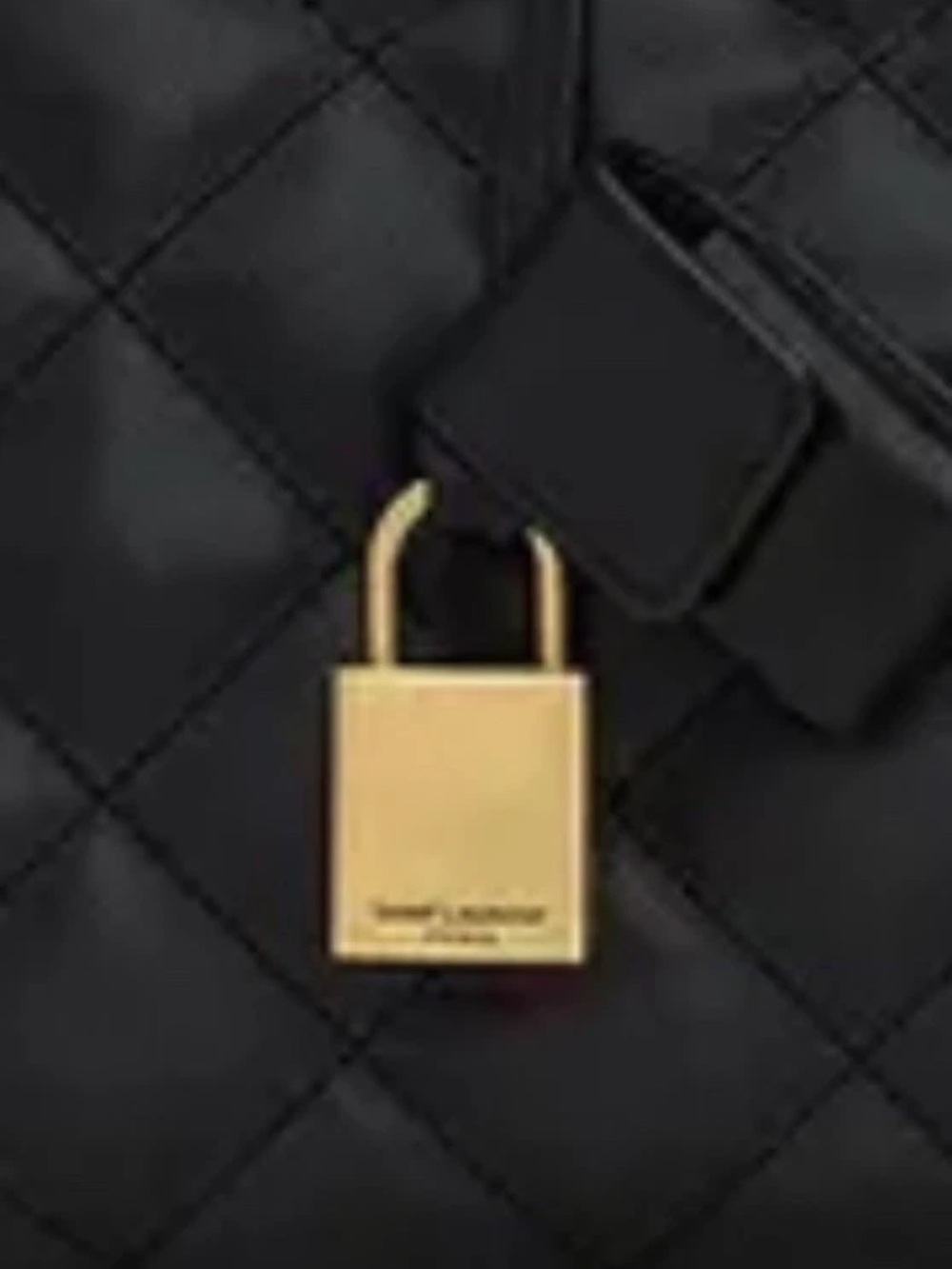 YSL Giant Quilted Leather Weekender Travel Bag! NWT! - Picture 5 of 9
